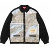 Supreme Silk Map Cardigan (FW23) - Black