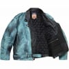 Supreme Supreme blackmeans Painted Leather Motorcycle Jacket (FW23) - Light Green