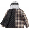 Thumbnail for Supreme Dickies Plaid Hooded Zip Up Shirt