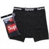 Supreme Supreme Hanes Boxer Briefs (4 Pack) (FW23) - Black