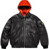 Thumbnail for Supreme Stone Island Leather Bomber Jacket