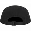 Supreme Visor Logo Camp Cap (FW23) - Black