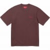 Supreme Washed Script S S Top (FW23) - Dark Brown