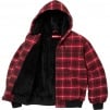 Thumbnail for Plaid Wool Hooded Work Jacket