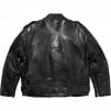 Thumbnail for Supreme blackmeans Painted Leather Motorcycle Jacket