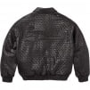 Supreme Woven Leather Varsity Jacket (FW23)