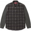 Thumbnail for Houndstooth Plaid Flannel Shirt