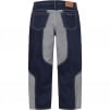 Thumbnail for 2-Tone Paneled Baggy Jean