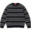 Supreme Cashmere Sweater (FW24) - Black Stripe