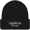 Thumbnail for Classic Logo Chunky Ribbed Beanie