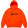 Thumbnail for Embroidered Script Hooded Sweatshirt