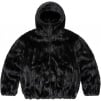 Thumbnail for Faux Fur Hooded Jacket