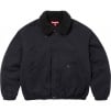 Supreme Faux Shearling Lined Bomber Jacket (FW24) - Black