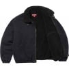 Supreme Faux Shearling Lined Bomber Jacket (FW24) - Black