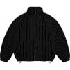 Thumbnail for Reflective Pinstripe Track Jacket