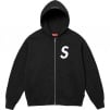 Thumbnail for S Logo Zip Up Hooded Sweatshirt