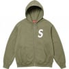 Thumbnail for S Logo Zip Up Hooded Sweatshirt