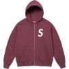 Thumbnail for S Logo Zip Up Hooded Sweatshirt