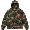 Supreme Small Box Zip Up Hooded Sweatshirt (FW24) - Woodland Camo