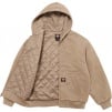 Thumbnail for Supreme Dickies Quilted Lined Zip Up Hooded Sweatshirt