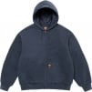 Thumbnail for Supreme Dickies Quilted Lined Zip Up Hooded Sweatshirt