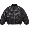 Thumbnail for Supreme Schott Chevron Leather Down Puffer Jacket