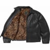 Supreme Supreme Schott Leather Racer Jacket (FW24) - Black