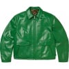 Supreme Supreme Schott Leather Racer Jacket (FW24) - Green