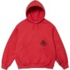 Supreme Wild Embroidered Hooded Sweatshirt (FW24) - Burnt Red