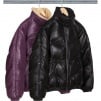 Thumbnail Supreme Schott Chevron Leather Down Puffer Jacket