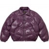 Thumbnail for Supreme Schott Chevron Leather Down Puffer Jacket