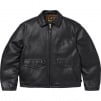 Supreme Supreme Schott Leather Racer Jacket (FW24) - Black