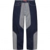 Thumbnail for 2-Tone Paneled Baggy Jean