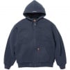 Thumbnail for Supreme Dickies Quilted Lined Zip Up Hooded Sweatshirt