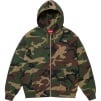 Supreme Small Box Zip Up Hooded Sweatshirt (FW24) - Woodland Camo