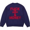 Supreme Fuck Money Sweater (FW24) - Navy