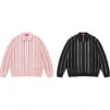 Thumbnail Speckle Stripe Zip Up Cardigan