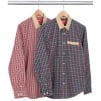 Thumbnail Contrast Collar Plaid Shirt