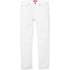 Supreme White Slim Jean (SS16)