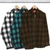 Thumbnail Buffalo Plaid Flannel Zip Shirt