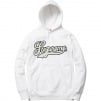 Supreme Studded Leather Script Hooded Sweatshirt (SS16)