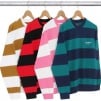 Supreme Striped Pique Crewneck (SS16)