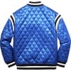 Thumbnail for Quilted Satin Varsity Jacket