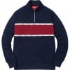 Thumbnail for Logo Tape Stripe Half Zip Sweat