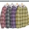 Thumbnail Hooded Plaid Flannel Shirt