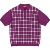 Thumbnail for Plaid Knit Polo