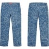 Thumbnail for Gonz Map Denim Painter Pant