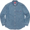 Thumbnail for Jacquard Logos Denim Shirt