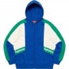 Thumbnail for Color Blocked Zip Up Hooded Sweatshirt