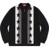 Thumbnail for Stars Zip Up Sweater Polo